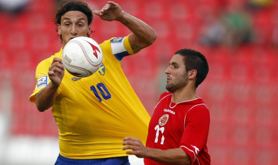 SLITESEIER: Zlatan Ibrahimovic og Sverige m�te slite seg til en knepen borteseier mot Malta.Foto: SCANPIX/REUTERS/Darrin Zammit Lupi