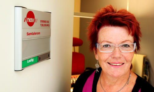 SM� FORHOLD: &mdash; Det blir vanskelig for meg � snakke om trender da det er s� sm� forhold og vanskelig � anonymisere generelle kommenterer, sier Eli Tyldum, som leder for Nav Evenes og Tjeldsund. Foto: HANS ARNE VEDLOG