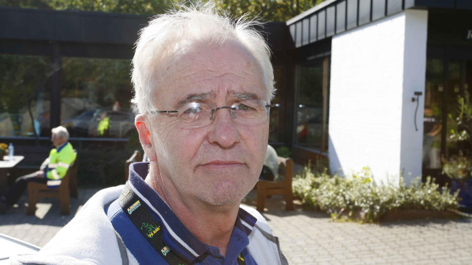 PREGET: Rundt ti av f�rerne har benyttet seg av tilbudet om krisehjelp, forteller l�psleder Egil Nyg�rd. Foto: Per Fl�the