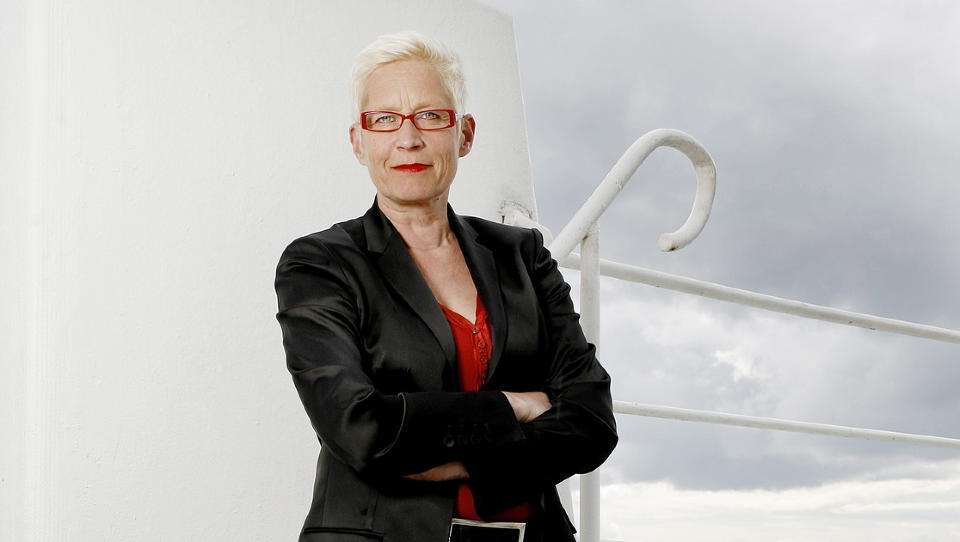 DAGBLADET �KER: Redakt�r Anne Aasheim finner glede i nettets fortsatte �kning, til tross for at papiravisens lesertall synker. FOTO: AGNETE BRUN