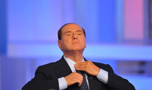 PRESSET: Patrizia DAddario bedyrer at hun tok opp det hun hevder er en natt med Berlusconi for � beskytte seg selv og ikke for � presse statsministeren. Foto: SCANPIX