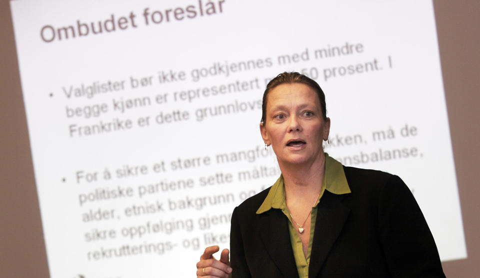 VIL SKIFTE BEITE: Likestillingsombud Beate Gang�s vil tilbake til politiet. Foto: JARL FR. ERICHSEN/SCANPIX