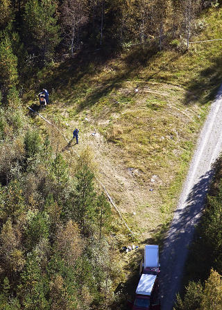 POPUL�RT TUROMR�DE: Linda Chen ble funnet i skogen omkring tre mil fra sitt bosted. Omr�det brukes flittig av turg�ere. Flere naboer har derfor stilt seg undrende til hvorfor Chens kropp ikke ble funnet tidligere.