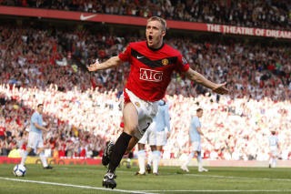 DOBBEL: Darren Fletcher.Foto: SCANPIX/AP Photo/Jon Super