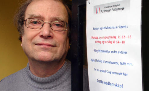 - FOR D�RLIG I KOMMUNENE: Georg R�nning leder Foreningen Fattignorge og vil n� starte gjeldsr�dgivning. Foto: Kjell Herskedal / SCANPIX