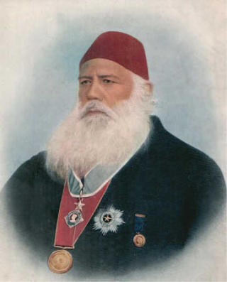 LESTE DARWIN: Den islamske politiske og religi�se lederen Syed Ahmed Khan var en sentral reformator av islam i Det britiske imperiet p� 1800-tallet. Foto: WIKIMEDIA
