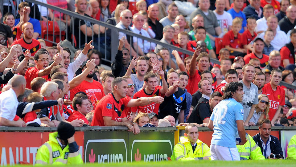 UPOPUL�R: Carlos Tevez sier han ikke var forberedt p� United-fansens mishagsytringer f�r han returnerte i City-tr�ye. Foto: AFP/ANDREW YATES