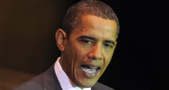 US President Barack Obama speaks during the Summit on Climate Change at the United Nations in New York September 22, 2009.  AFP PHOTO  TIMOTHY A. CLARY
