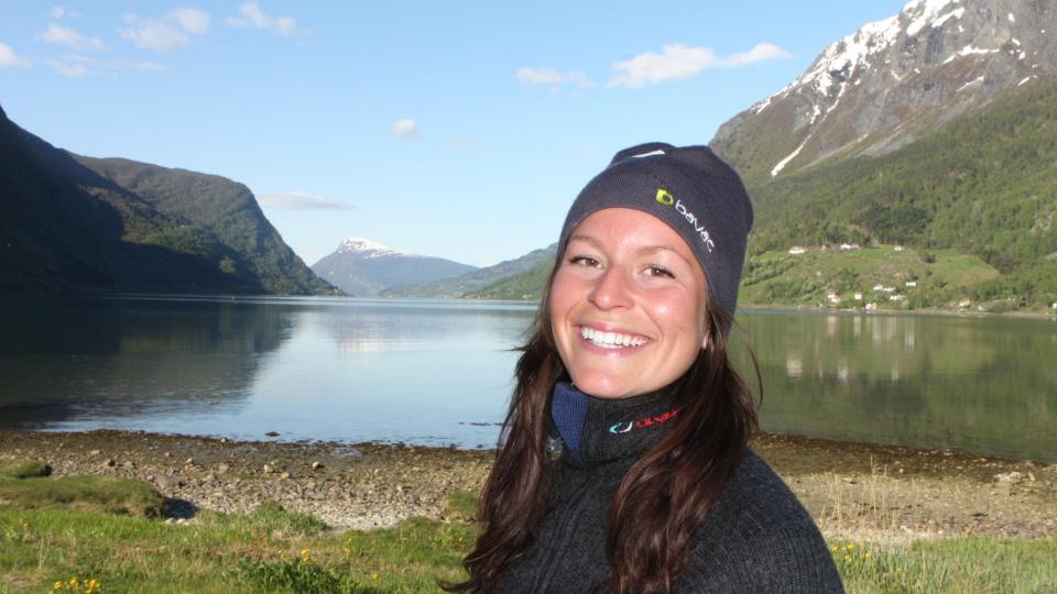 - SATT UT Drillpiken Kristin B�geberg Jonsson (21) innr�mmer at hun ble litt skremt da hun m�tte sine konkurrenter p� �71 grader nord�. Foto: TVNorge