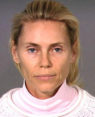 POLITIBILDET: Anna Ankas mugshot fra politiet i Los Angeles.
