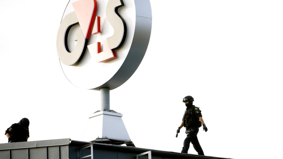 - BLE TATT MED G4S-PENGER: Fredag ble en mann p�grepet i Oslo med et sekssifret bel�p merket med �G4S�. Pengene ble sjekket opp med det savnede ransutbyttet fra helikopterranet i Sverige, men viste seg � ikke stamme derfra. Foto: Scanpix
