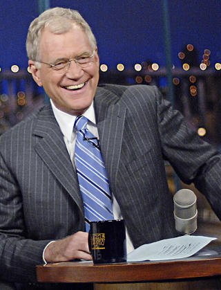 UTPRESSINGSFORS�K: Men David Letterman fleipet likevel om historien. - Jeg vet hva dere tenker. D�ven, Dave har hatt sex! sa han. Foto: SCANPIX