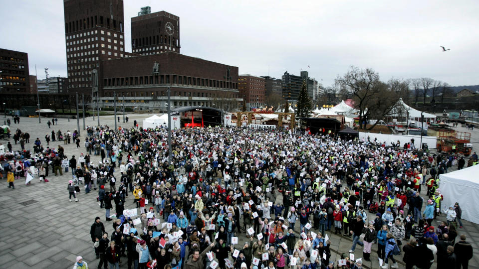 1.111.000: Til sammen bor det i dag 1.111.000 mennesker i Oslo og Akershus og 4.825.000 i hele landet. Foto: SCANPIX