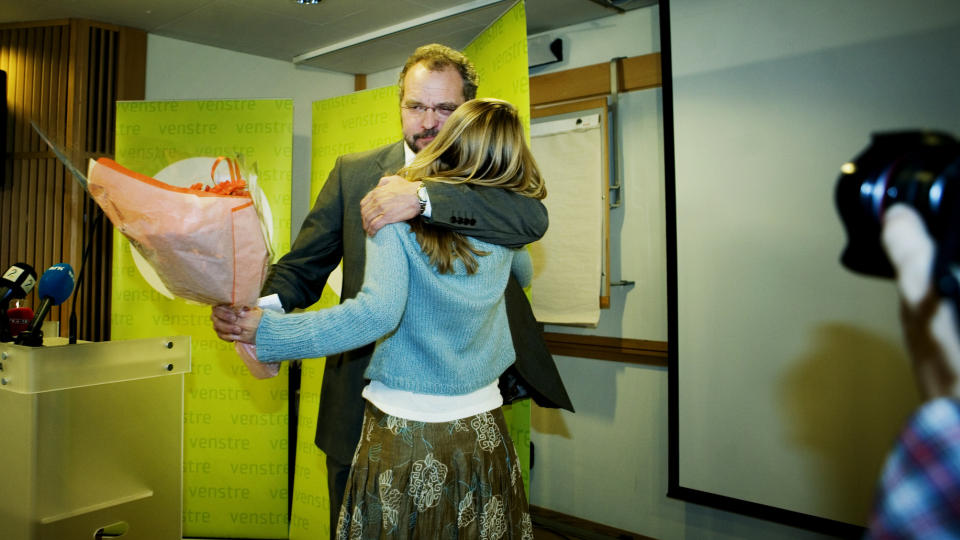 OPPSUMMERER VALGET: Avtroppende partileder i Venstre Lars Sponheim.
Foto: Jon-Michael Josefsen / Scanpix