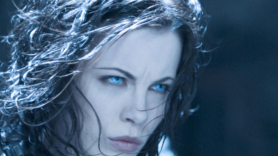  SOM VAMPYR:  Kate Beckinsale fra filmen �Underworld: Evolution�, regissert av ektemannen Len Wiseman. Foto: STELLA PICTURES