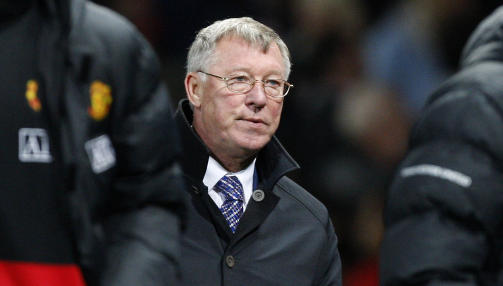 FORBANNET: Manchester United-manager sir Alex Ferguson slaktet dommer Alan Wiley etter uavgjortkampen. Foto: AP