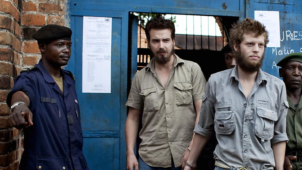 D�DSD�MTE: Nordmennene Tjostolv Moland og Joshua French er d�mt til d�den for drap i Kongo. Foto: Espen R�st