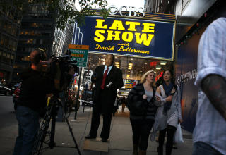 MEDIESTORM: Lettermans sexskandale vekker oppsikt i USA. Foto: AP Photo/Scanpix