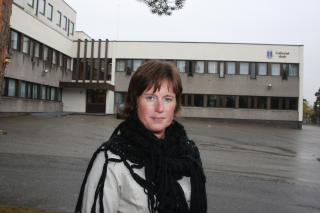 BLE SINT: Rektor p� Galterud skole, Lillian Eilertsen, ble sint da hun s� hatsiden som elevene hadde laget om en l�rer p� skolen. Foto: Hans Arne Vedlog