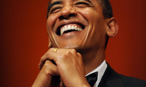 SEIERHERRE: Barack Obama f�r fredsprisen. Foto:  AFP/Jewel SAMAD/SCANPIX