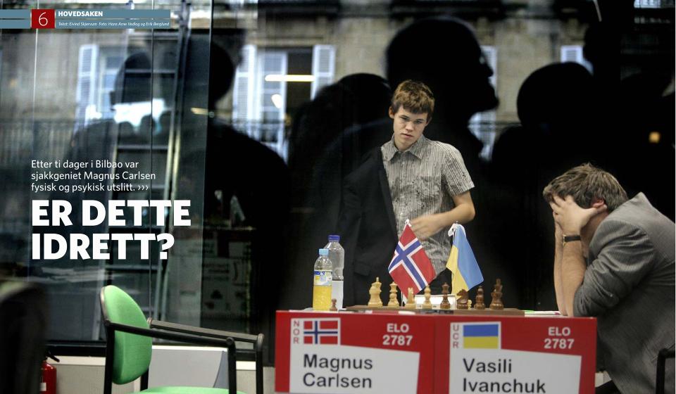 TOPPIDRETT: Magnus Carlsen var ikke i tvil om at han bedriver en idrett da han ble spurt i Sportmagasin-intervjuet i 2008. Faksimile: Sportmagasinet