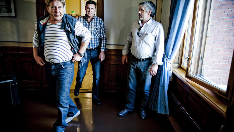 TAPTE: Pionerdykkerne Magn Muledal, Angus Kleppe og Dag Vilnes tapte i H�yesterett. Foto: Thomas Rasmus SKaug / Dagbladet
