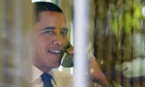 FIKK NOBEL FREDSPRIS: Barack Obama. Foto: EPA/MATTHEW CAVANAUGH