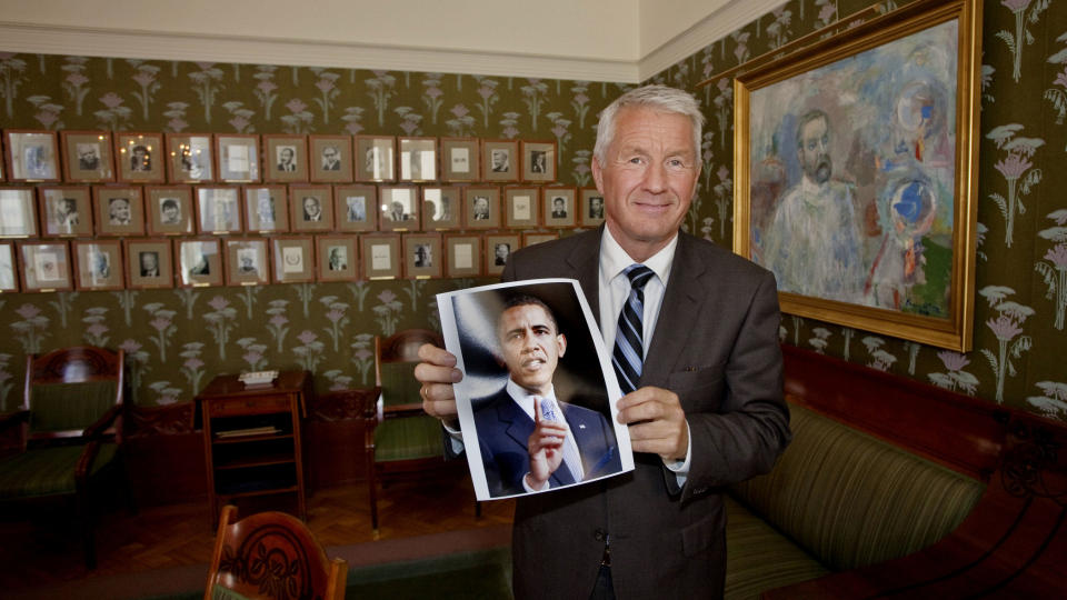 KONTROVERSIELL TILDELING: Torbj�rn Jagland. Foto: AFP/DANIEL SANNUM LAUTEN/Scanpix