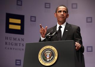 TALTE I NATT NORSK TID Barack Obama.  Foto: EPA/YURI GRIPAS/POOL/Scanpix