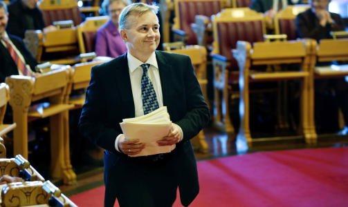 BUDSJETTVINNER: Justisminister Knut Storberget (Ap) varsler politisatsing. Foto: Scanpix