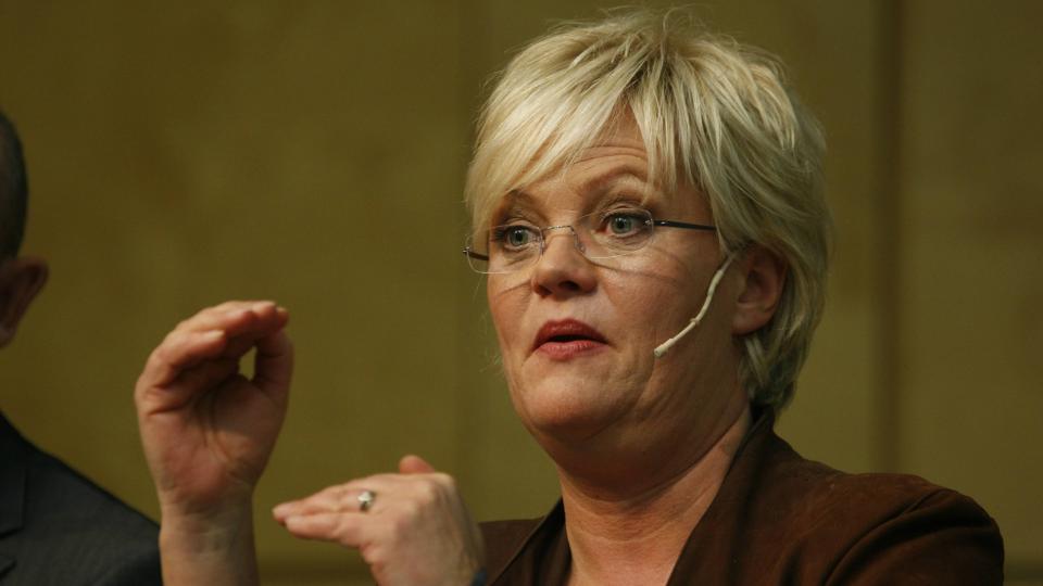 USIKKER: If�lge VG er Kristin Halvorsen usikker p� om hun vil fortsette som finansminister. Foto: Erlend Aas / Scanpix