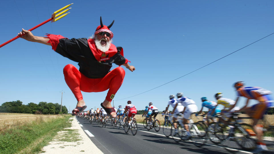 KOMMER NOK: Didi Senft er en av Tour de France-sirkusets mest kjente tilhengere. Han kommer nok neste �r ogs�. Foto: AFP
