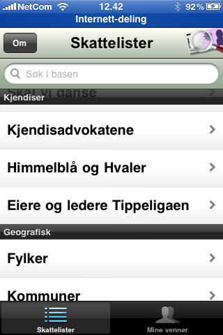 EN REKKKE KATEGORIER: De nye tallene vil tas i bruk s� fort de legges ut natt til onsdag.