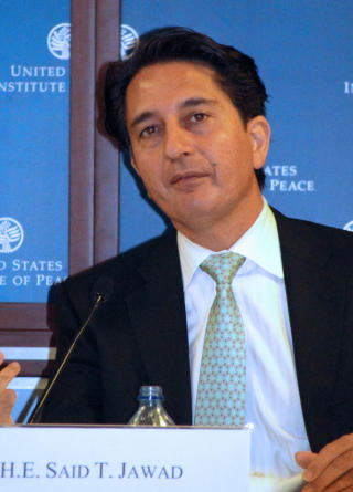 TROR P� NY VALGOMGANG: USA-ambassad�r Said Tayeb Jawad. Foto: AFP Photo/SHAUN TANDON/Scanpix