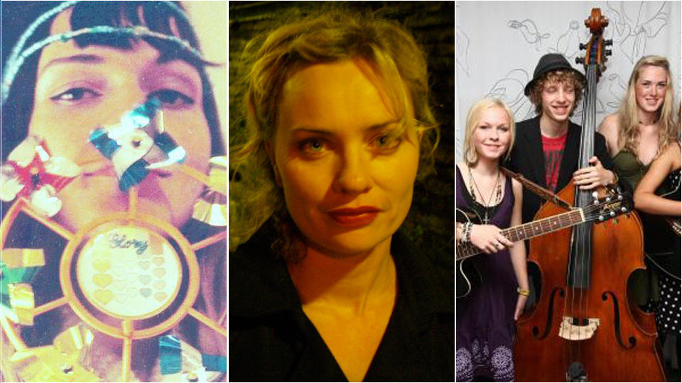 �RETS TALENTER: Her representert ved tre av dem som er tatt ut til neste �rs arrangement. Fra venstre: Pica Pica (Oslo), Mari Persen (Bergen) og Mhoo (T�nsberg).