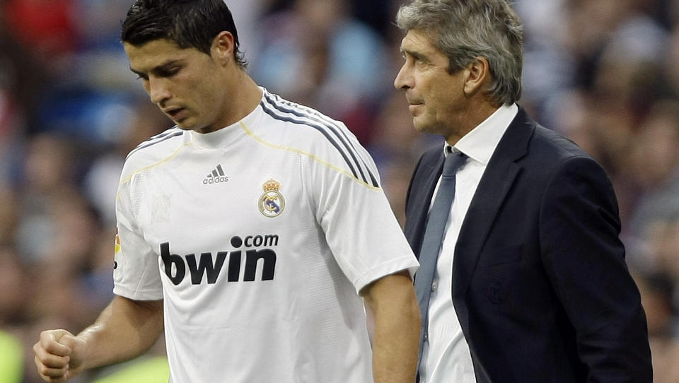 F�R FRIHET: Cristiano Ronaldo sier Real-trener Manuel Pellegrini gir ham st�rre frihet enn han hadde i Manchester United. Foto: Sergio Perez, Reuters/Scanpix