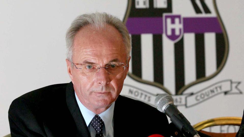BLIR I NOTTS COUNTY: Sven-G�ran Eriksson har uttrykt �nske om � bli svensk landslagstrener, men under en business-reise i Asia har eierne til Notts County f�tt sin sportsdirekt�r p� andre tanker. Foto: Lindsey Parnaby, EPA/Scanpix