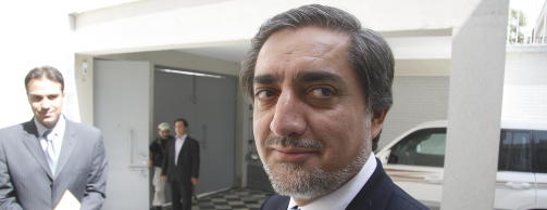 AVGJ�RENDE: Presidentkandidat og hovedmotstander Abdullah Abdullah har hele veien kjempet for en ny valgrunde. Her gjester han den norske ambassaden i Kabul. Foto: Kristoffer Egeberg