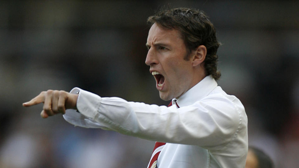 ARBEIDSLEDIG: Middlesbrough ligger p� fjerdeplass i mesterskapsserien, men i g�r fikk Gareth Southgate sparken. Foto: AFP PHOTO/IAN KINGTON