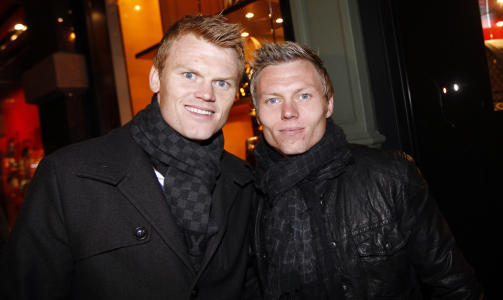M�TES FOR F�RSTE GANG: John Arne og Bj�rn Helge kan m�te hverandre i en skikkelig kamp for f�rste gang i kveld. Foto: Lise �serud / SCANPIX