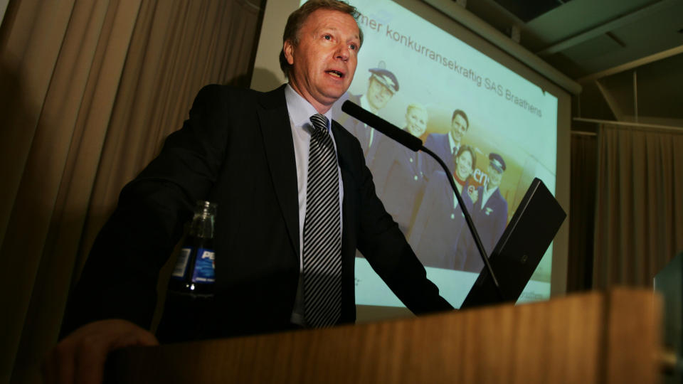 -PRESSET AV NORWEGIAN: En analytiker mener avgangen til SAS-direkt�r Ola Strand (bildet) og tre andre toppsjefer, var n�dvendig for SAS sin videre konkurranse med Norwegian. Foto: Scanpix.
