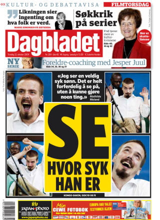 Faksimile: Dagbladet i dag.