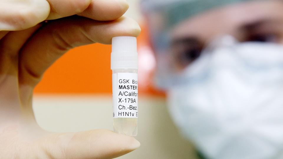 ETTERTRAKTET: Svineinfluensavaksinen. Foto: REUTERS/GlaxoSmithKline/Handout/Scanpix