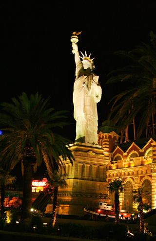 NEW YORK, NEW YORK: Kjent hotell i Las Vegas.