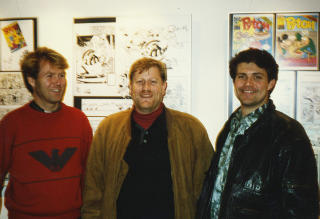 REDAKT�REN I MIDTEN: Bj�rn Ousland, Dag Kolstad og Arild Midthun. Foto: PRIVAT