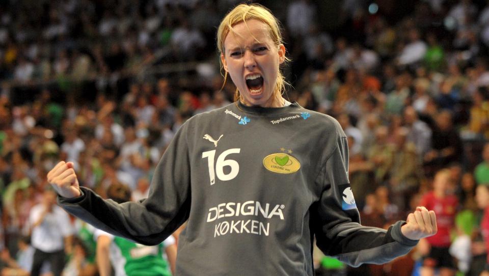 PUTTET FRA EGET FELT: Katrine Lunde Haraldsen scoret fra eget felt da Viborg slo By�sen i Champions League-�pningen. Foto: EPA