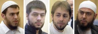 FIKK OPPL�RING I WAZIRISTAN: Daniel Schneider, Atilla Selek, Fritz Gelowicz og Adem Yilmaz (fra venstre til h�yre) bygget opp sin tyske terrorcelle etter trening i Pakistans stammeomr�der. De ble sendt tilbake til Tyskland for � angripe amerikanere p� tysk jord. Foto: AP/Frank Augstein