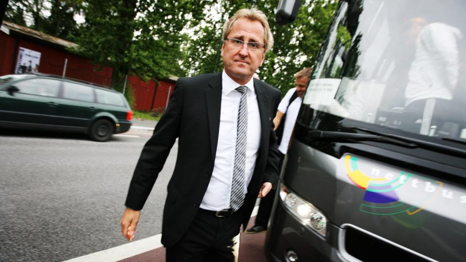 P� VEI TIL SVERIGE: Rosenborgs trener Erik Hamr�n ligger veldig godt an til � f� jobben som landslagstrener i Sverige, melder mediene i nabolandet. Foto: Trond Reidar Teigen / SCANPIX