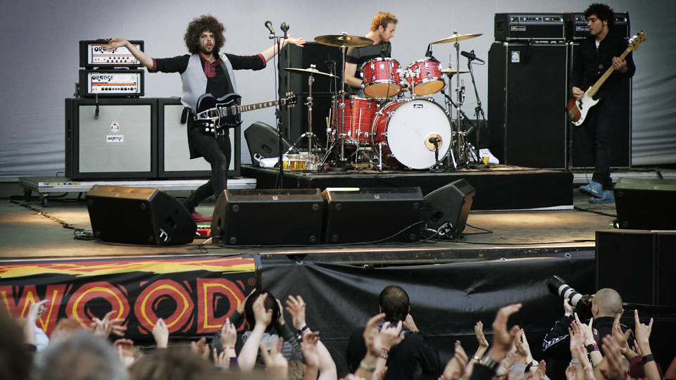 BEDRE F�R: Her ble Wolfmother tatt godt imot p� Frognerbadet under Norwegian Wood i 2007. Foto: Heiko Junge / SCANPIX .