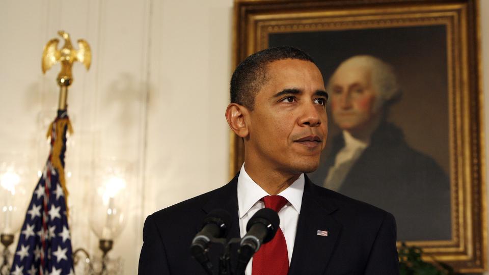 UTSATT FOR KLIMABOIKOTT: USAs president Barack Obama. Foto:  EPA/Aude Guerrucci / Scanpix